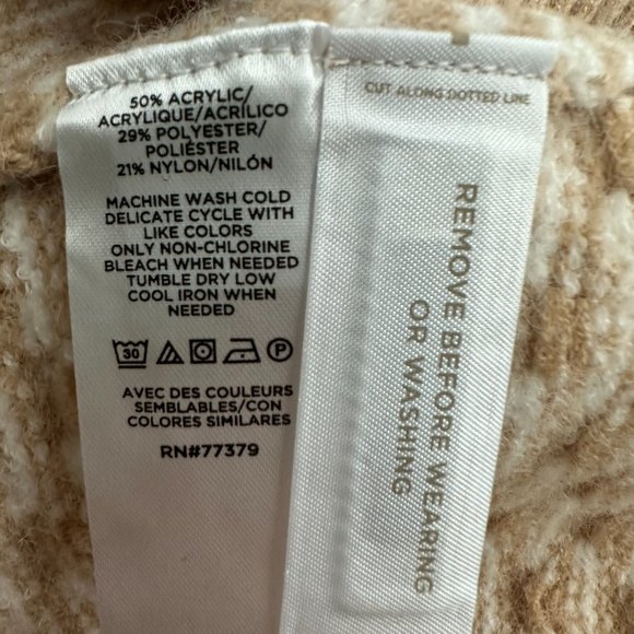 Ann Taylor Textured V-Neck Cardigan - Picture 7 of 8